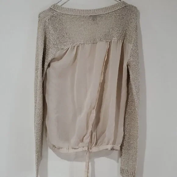 American Eagle shear open back long sleeve shirt - Picture 4 of 6